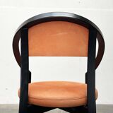 Postmodern German Chair Model Nostro in Leather by Andreas Weber for Rosenthal Einrichtung, 1980s