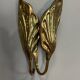 Set of four gilt brass wall lights, Tommaso Barbi, circa 1960.