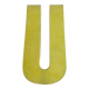 Vintage industrial letter in zinc