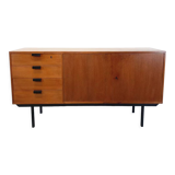 Vintage Scandinavian style modernist teak sideboard from the 50s 60s, Robin Day design for Hille