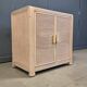 Vintage pencil reed cabinet, 1970s