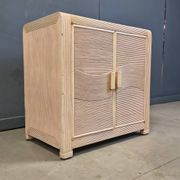 Cabinet en roseau vintage, années 1970