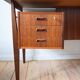 Rosewood Desk By Gunnar Nielsen For Tibergaard, 1960s.