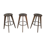 3 stools of bar design Jean Prouvé edition Vitra 2002
