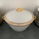 L. Lourioux porcelain dinner service from Foëcy (French craftsmanship), 29 pieces