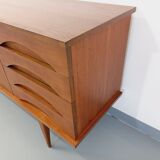 Vintage Scandinavian style teak row from the 60s