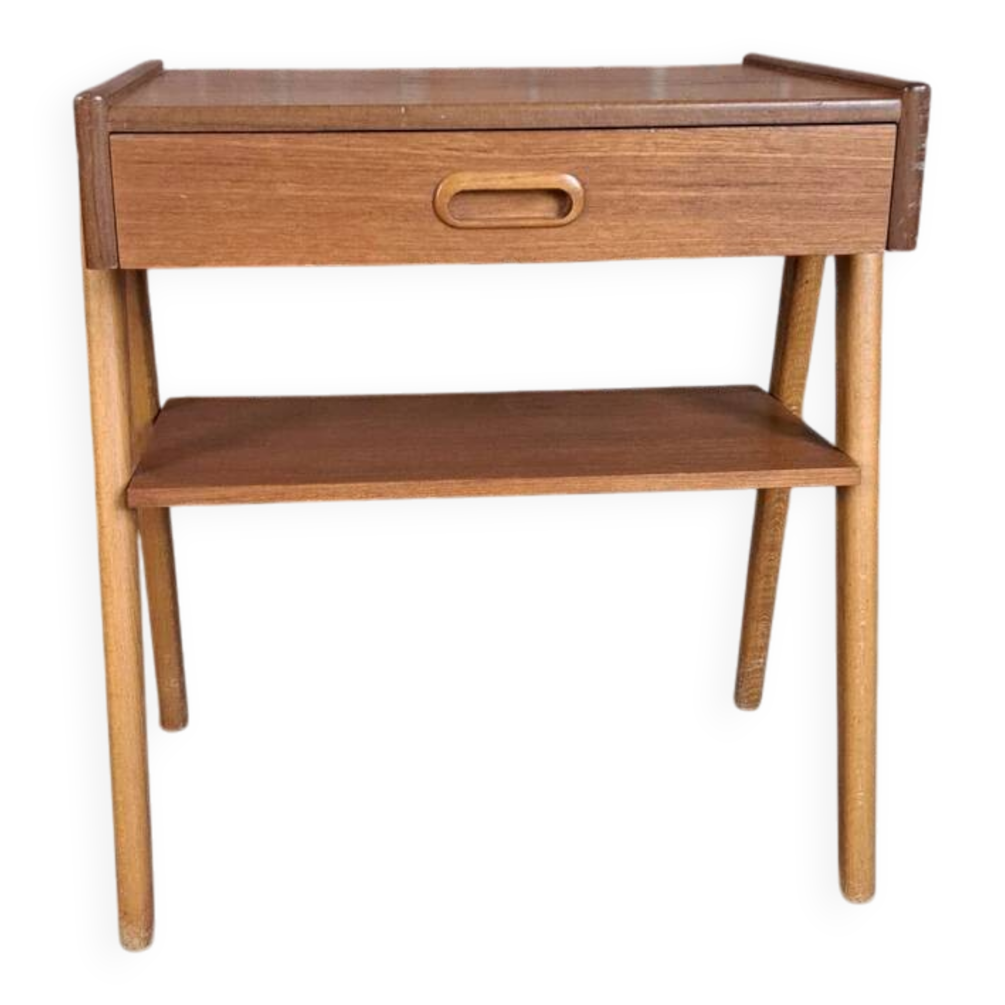 Table de chevet en teck, Danemark 1960
