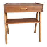 Table de chevet en teck, Danemark 1960
