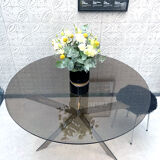 70s Glass roundtable