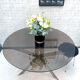 70s Glass roundtable