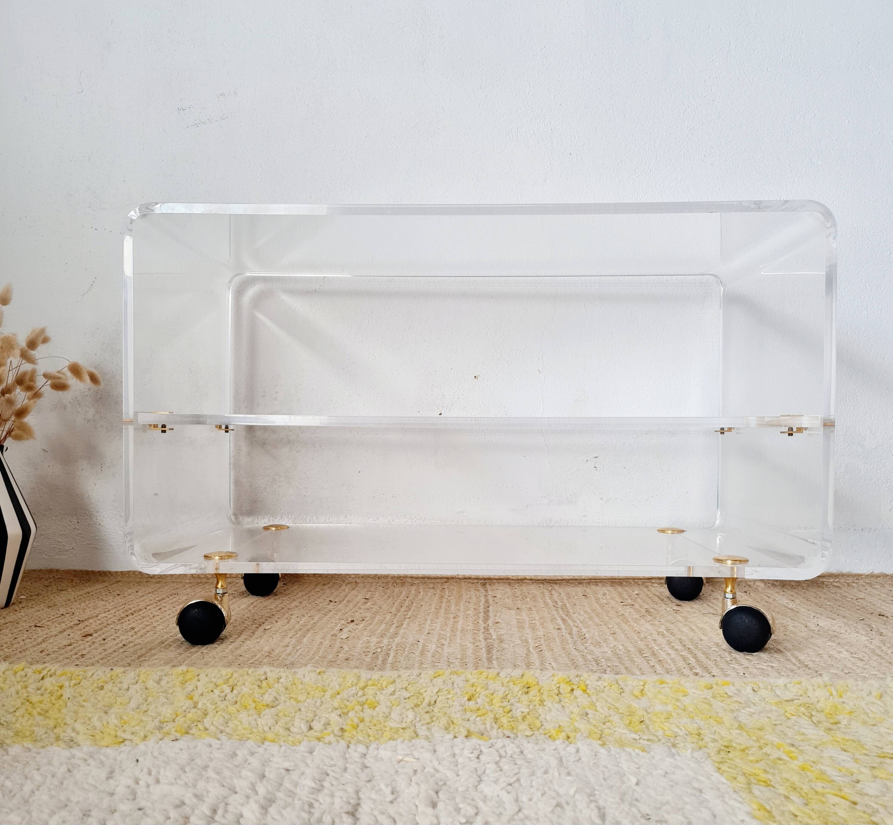 Table roulante Les Invisibles du Marais par David Lange, 1970