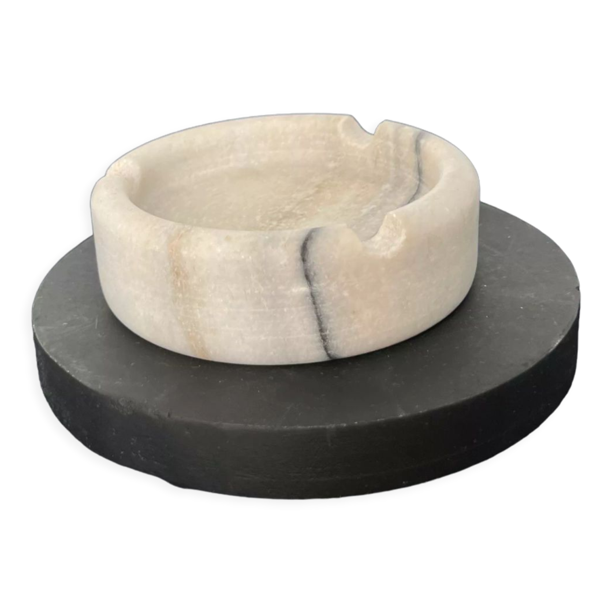 Antique ashtray in real marble