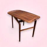 Table basse en teck par Johannes Andersen pour CFC Silkeborg, Danemark 1960