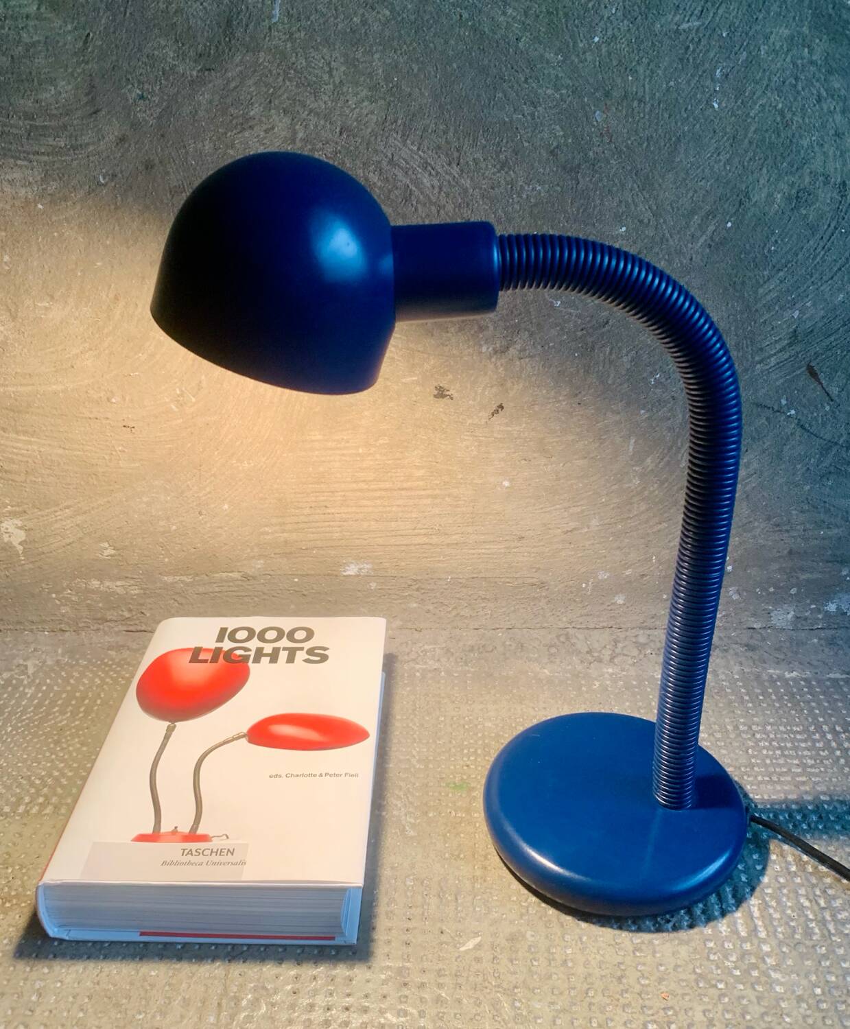 Lampe bureau format « boule » vintage 80