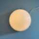 Flush-mounted Art Deco ceiling light with ceramic base, 1940s, Germany