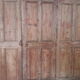 Panels in bulkhead pine or decoration