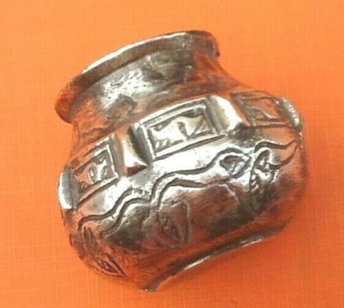 Mortar / Ancient Pestle of Apothecary Bronze decorated