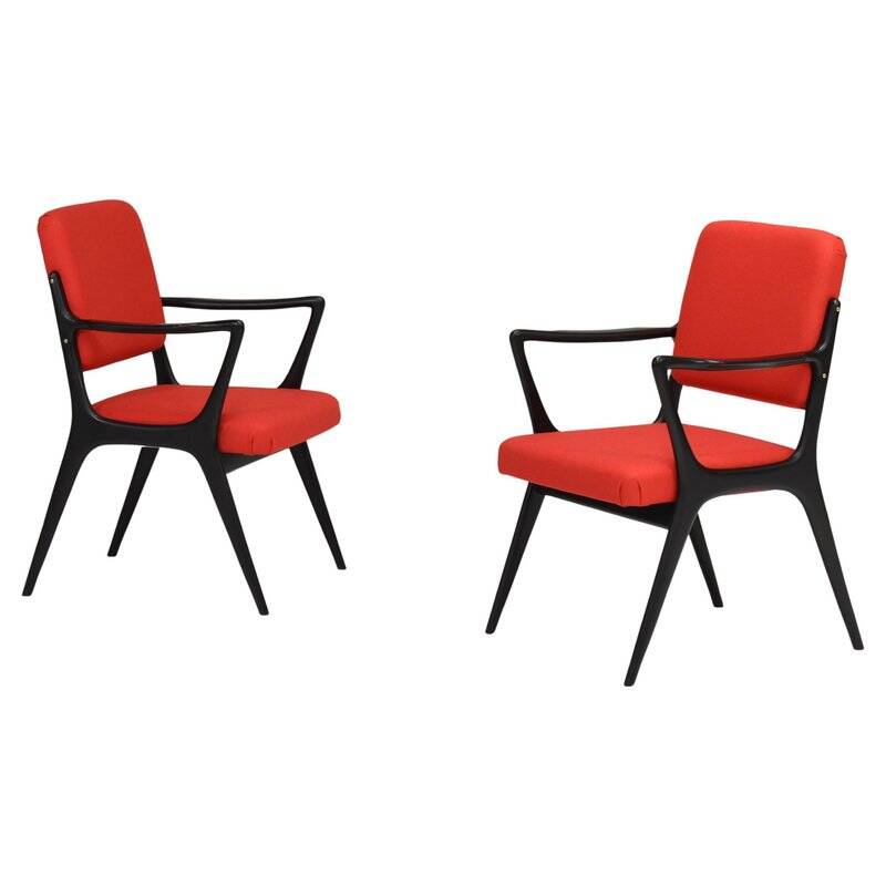 Fauteuils S5 attribués à Alfred Hendrickx pour Belform, Belgique, années 1950, ensemble de 2.