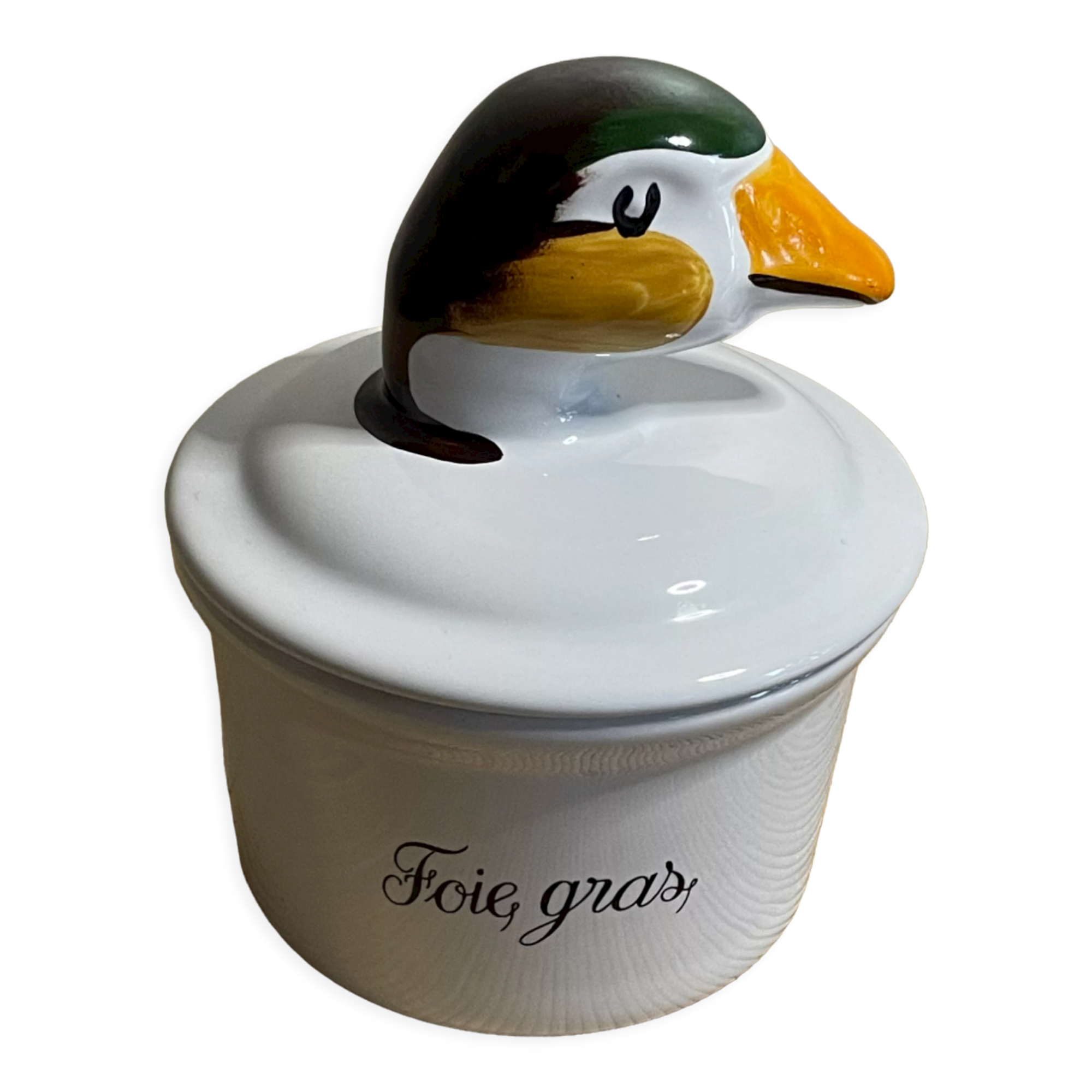 Porcelain foie gras terrine
