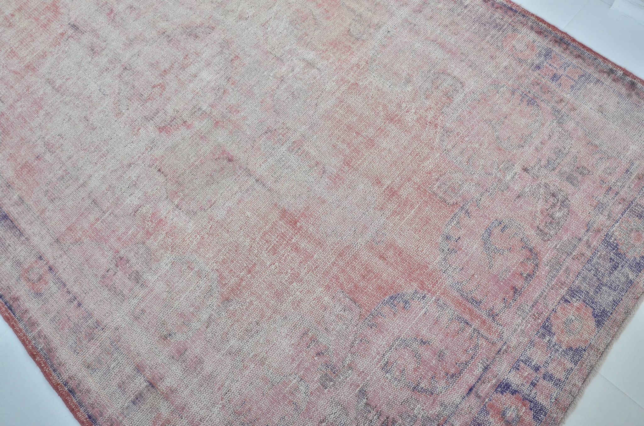 Tapis vintage turc Oushak sku 3189