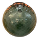 Contemporary Murano Style Balloton Green-Fume' Color Pendant
