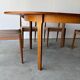 Dining table with extension for 6 people by LB Kofod Larsen vintage