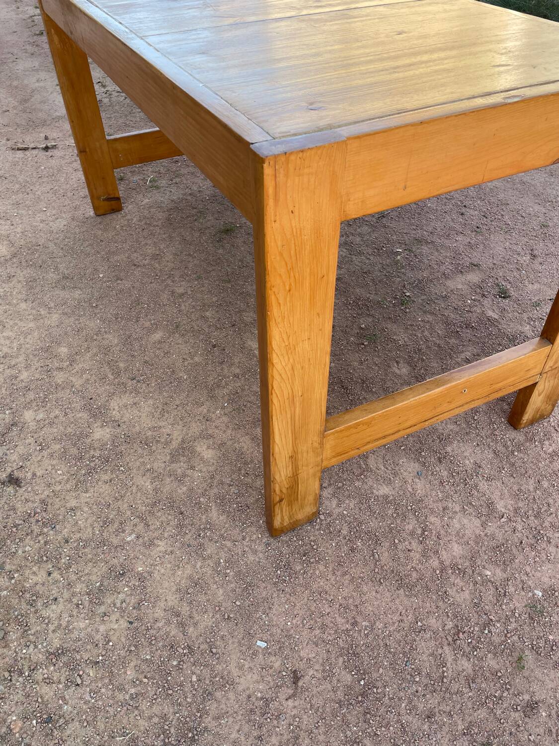 Charlotte Perriand dlg pine table from the 60s