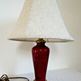 Chinese oxblood porcelain lamp, empire style