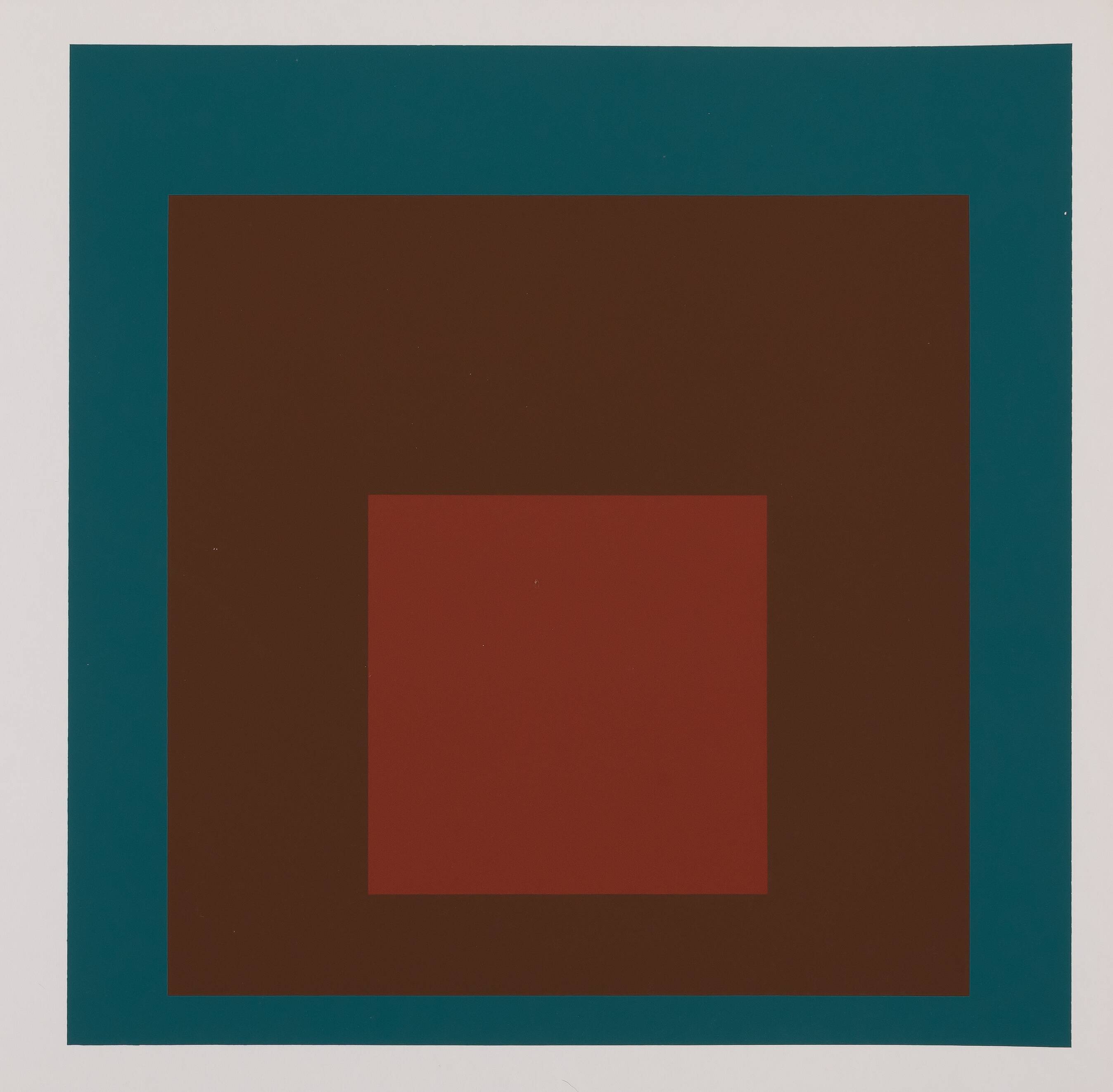 Josef ALBERS: Homage to the Square, At Night - Colour Screen Print