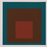 Josef ALBERS: Homage to the Square, At Night - Colour Screen Print