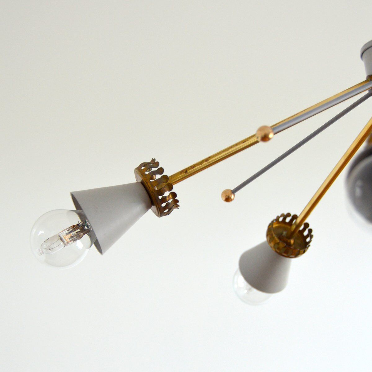 Lustre Spoutnik / Space age / Design Italien 1950s