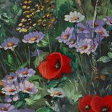 20th Century Baroque Still Life with Flowers by Roger Remmerie, Belgium