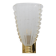 Attributed to Barovier & Toso Brass and "Reticello" Murano Glass Sconces