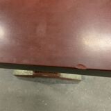 Table de bistrot rouge Fischel