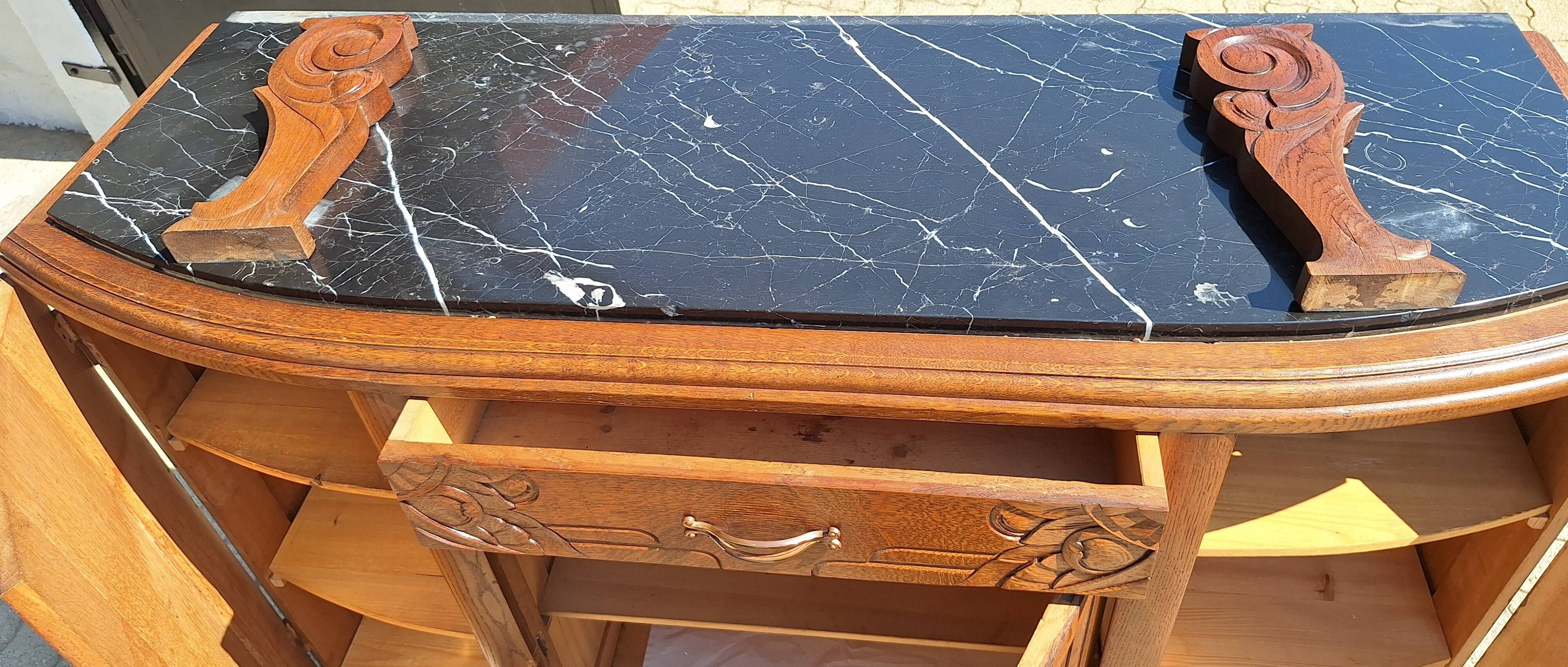 Art Deco Oak Sideboard – Very good condition