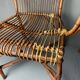 Paire de fauteuils en rotin 1930