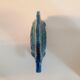 Vintage porcupine statue, design Aldo Londi for Bitossi, Rimini blue series.