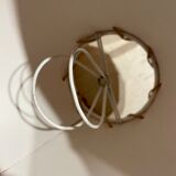 Lampshade linen canvas grapevine