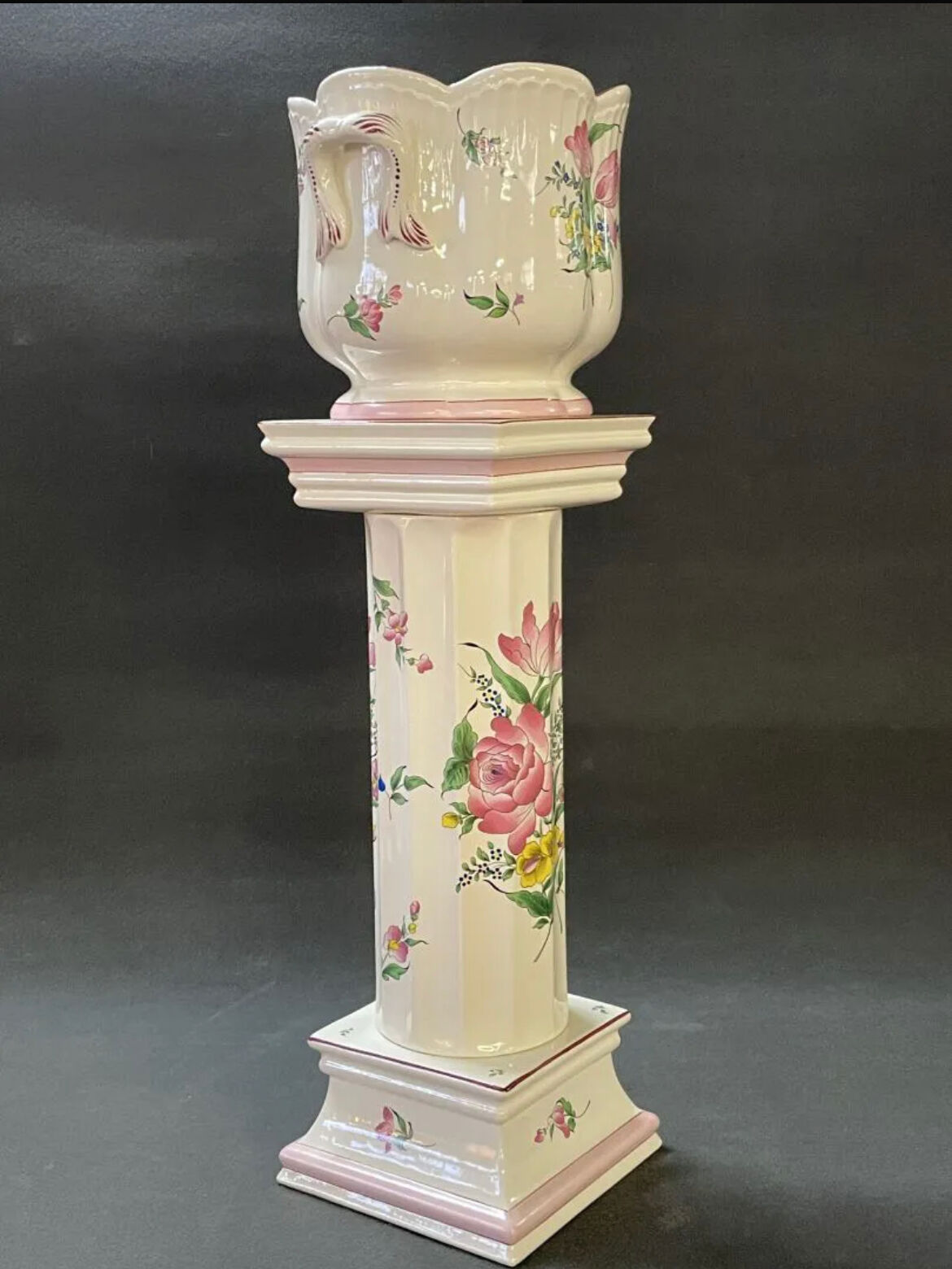 Pot cover and column Luneville Saint-Clement