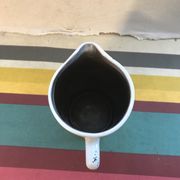 Vintage ceramic pitcher by Desvres Gabriel Fourmaintraux