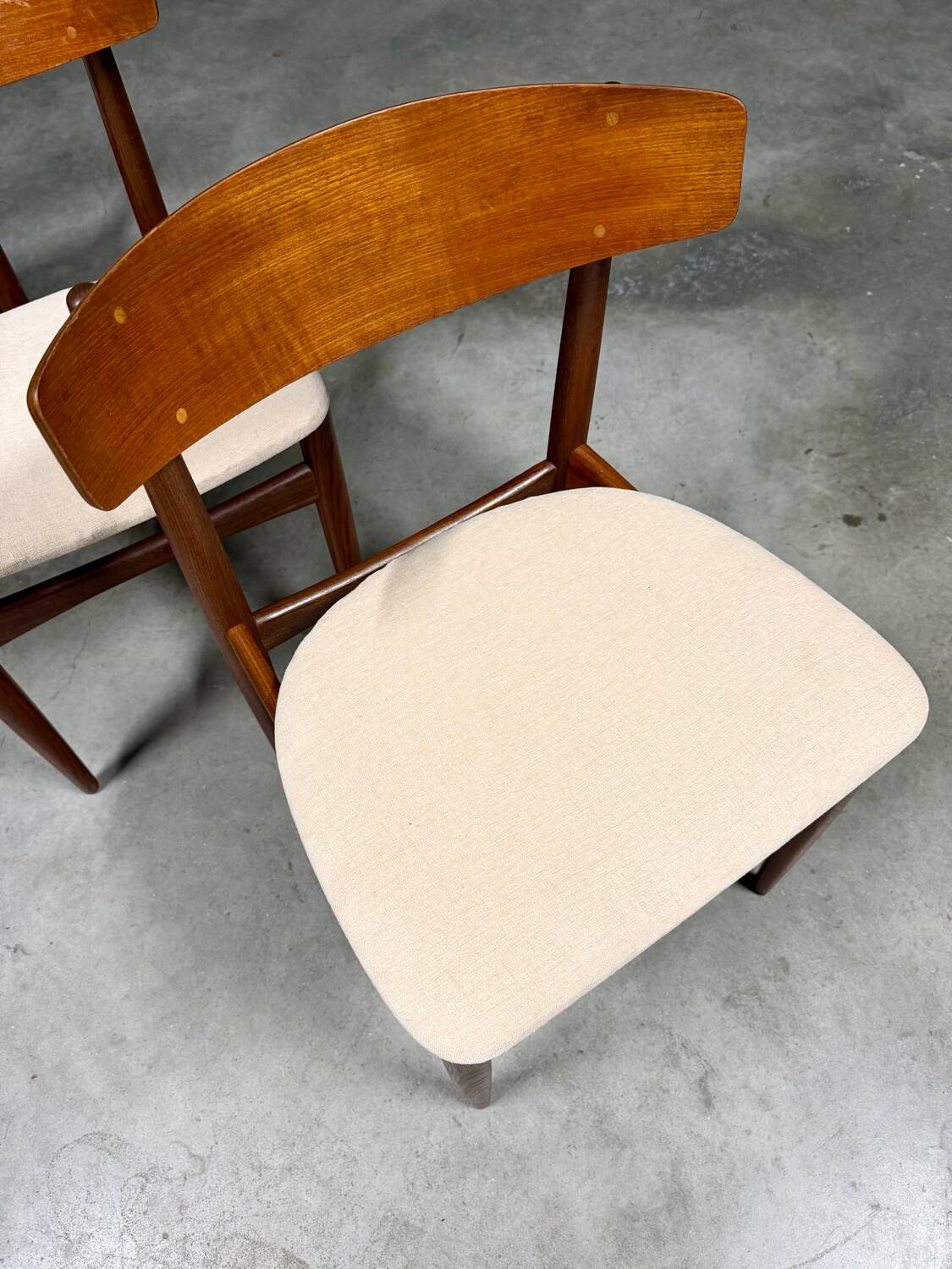 4 reupholstered Bramin chairs