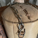 Vintage leather boxing bag