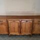 Grand buffet enfilade in Louis XV style in cherry wood – 240 cm