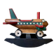 Avion à bascule en bois