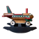 Avion à bascule en bois