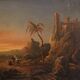 Peinture orientaliste raffinée du XIXe siècle