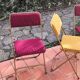 Lafuma vintage folding chair chantazur, france 1960