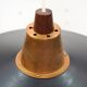 Rare Mid-Century Danish design lamp ,1960s -black&white metal& solid copper