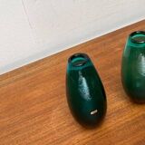 Mid-century German glass vases by Karl Friedrich Glas, 1960s, set of 2.