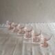 Crystal champagne cups
